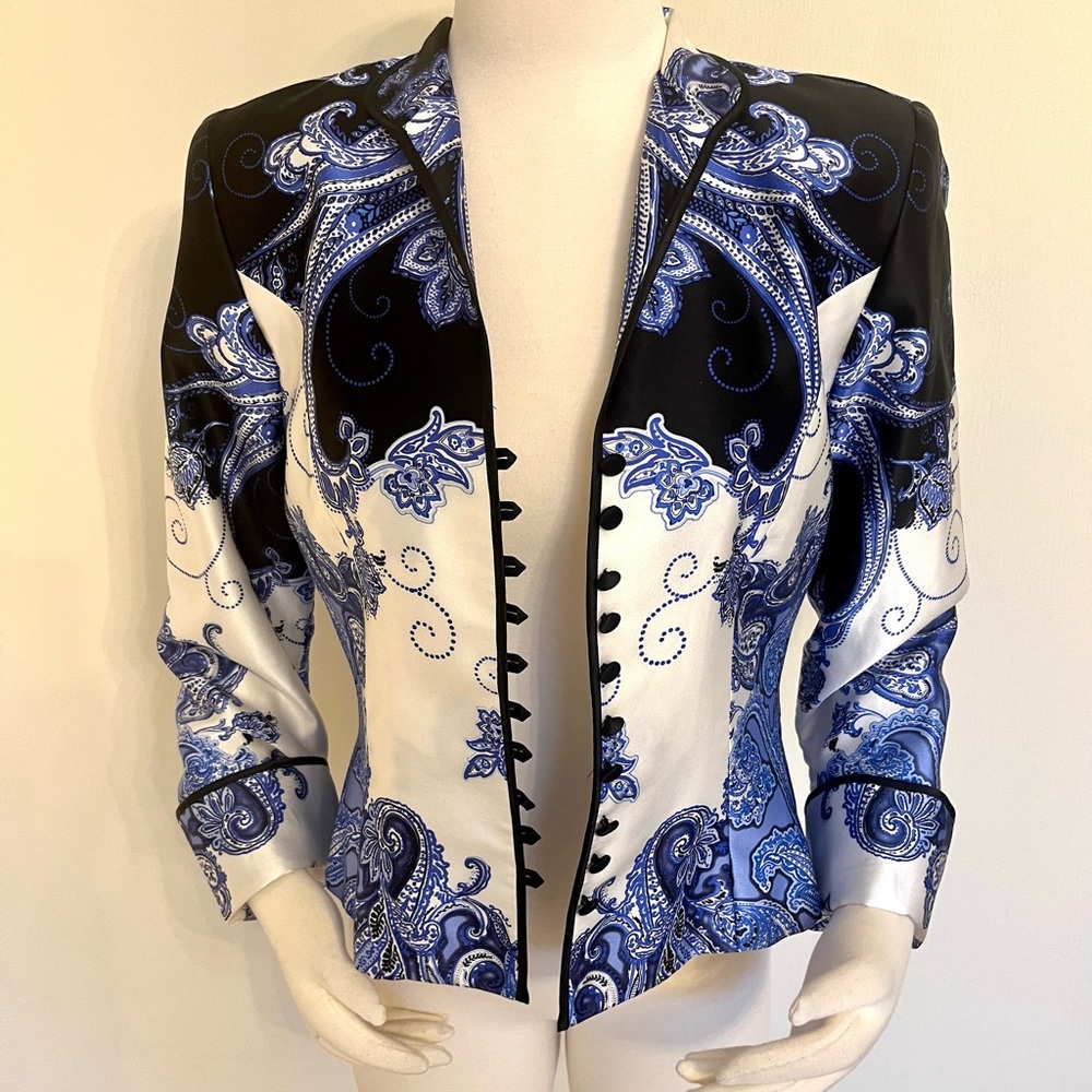 JS Collections silk jacket - Picture 3 of 10